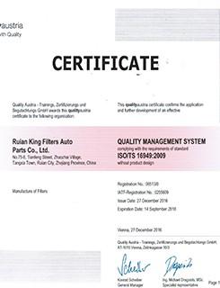 1132401320 فلاتر وقود الشاحنة AF25372 فلتر هواء مدخل السيارة من ألياف البوليستر 3
